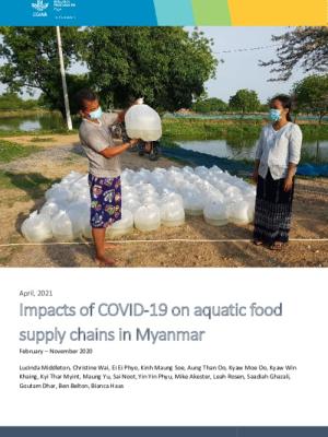 Impacts of COVID-19 on aquatic food supply chains in Myanmar  February – November 2020