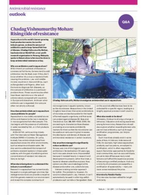 Aquaculture’s role in propagating antimicrobial resistance must be addressed