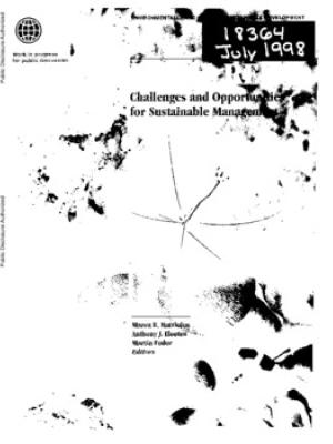 Coral reefs: challenges and opportunities for sustainable management