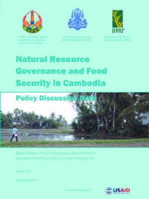 Natural resource governance and food security in Cambodia
