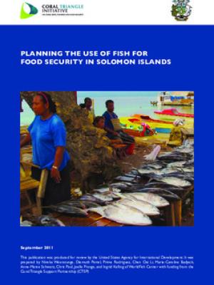 Planning the use of fish for food security in Solomon Islands