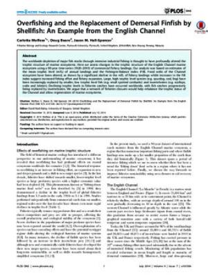Overfishing and the replacement of demersal finfish by shellfish: An example from the english channel
