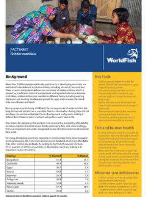 Fish for nutrition