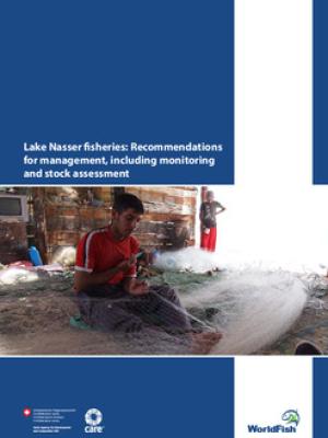 Lake Nasser fisheries: Recommendations for management, including monitoring and stock assessment