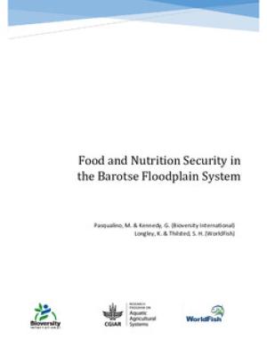 Food and nutrition security in the Barotse floodplain system
