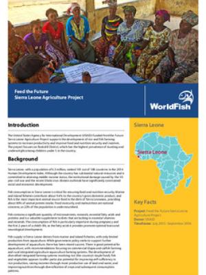 Feed the Future Sierra Leone Agriculture Project