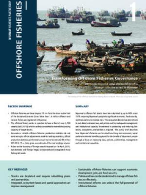 Myanmar fisheries: Offshore fisheries