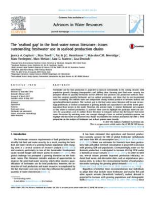 The seafood gap in the food-water nexus literature--issues surrounding freshwater use in seafood production chains