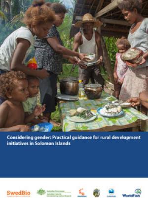 Considering gender: Practical guidance for rural development initiatives in Solomon Islands