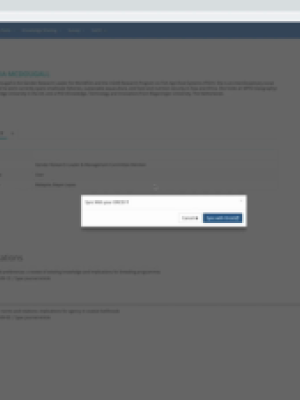 Connecting MEL and ORCID.
