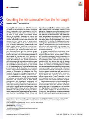 Counting the fish eaten rather than the fish caught