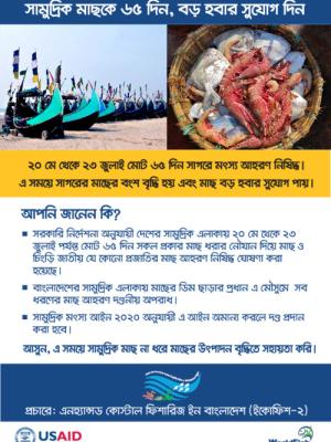 Poster on 65 day marine fishing ban