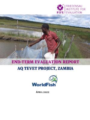 End-term Evaluation Report: AQ TEVET Project, Zambia