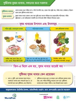 Flip chart of nutrition (Bangla version)