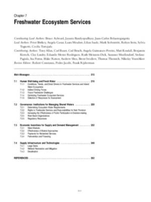 Millenium Ecosystem Assessment. 2005. Global Assessment Report: Policy Responses.