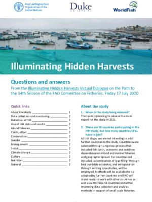 Illuminating Hidden Harvests Q&As