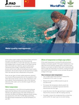 Water quality management