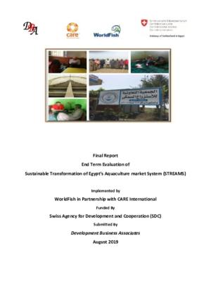 SDC_End Term Evaluation of  Sustainable Transformation of Egypt’s Aquaculture market System (STREAMS)_Final report_August 2019