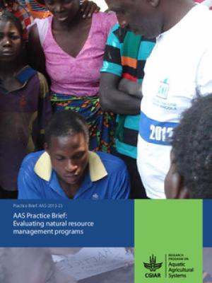 AAS practice brief: Evaluating natural resource management programs