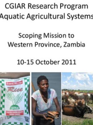 Scoping mission to Western Province, Zambia