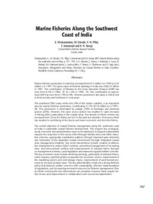 Marine fisheries along the southwest coast of India