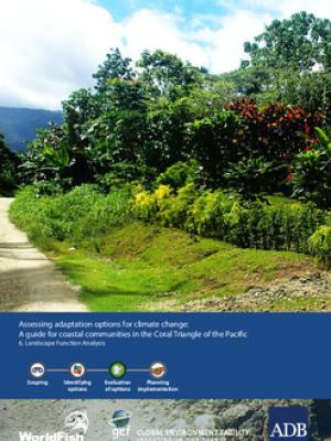 Assessing adaptation options for climate change: A guide for coastal communities in the Coral Triangle of the Pacific. 6. Landscape function analysis