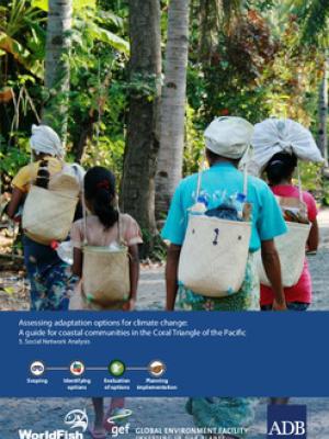 Assessing adaptation options for climate change: A guide for coastal communities in the Coral Triangle of the Pacific. 5. Social network analysis