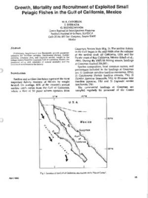Growth, mortality and recruitment of exploited small pelagic fishes in the Gulf of California, Mexico