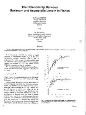 The relationship between maximum and asymptotic length in fishes