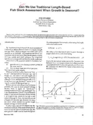 Can we use traditional length-based fish stock assessment when growth is seasonal?