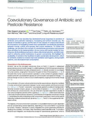 Coevolutionary governance of antibiotic and pesticide resistance