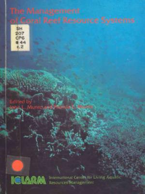 The management of coral reef resource systems