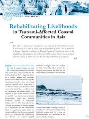 Rehabilitating livelihoods in tsunami-affected coastal communities in Asia