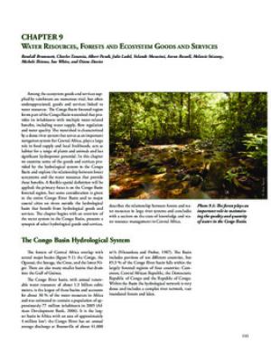 Water resources, forests and ecosystem goods and services