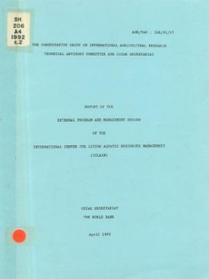 Report of the external program and management review of the International Center for Living Aquatic Resources Management (ICLARM)