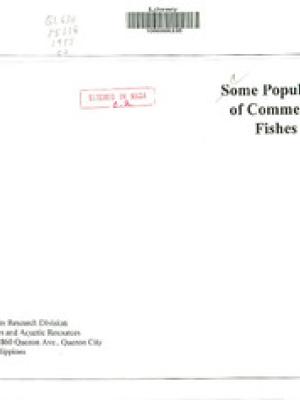 Some population parameters of commercially-important fishes in the Philippines