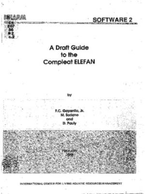A draft guide to the compleat ELEFAN
