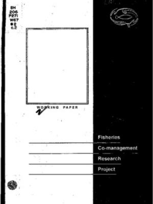 Fisheries co-management: a worldwide, collaborative research project
