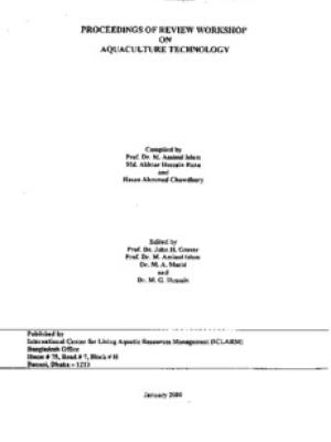 Proceedings of review workshop on aquaculture technology
