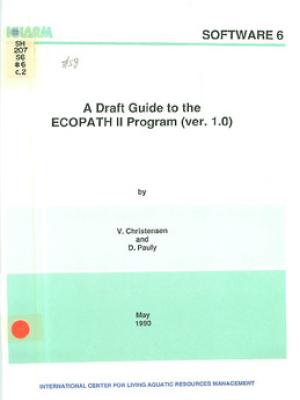 A draft guide to the ECOPATH II program (ver. 1.0)