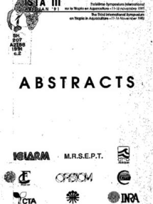 Abstracts [of] the Third International Symposium on Tilapia in Aquaculture, 11-16 November 1991