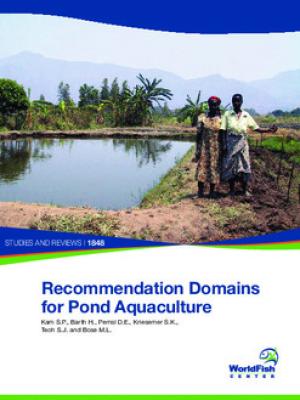 Recommendation domains for pond aquaculture