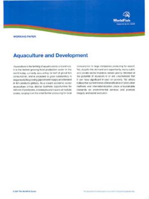 Aquaculture and development