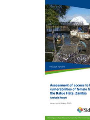 Assessment  of access to health services and vulnerabilities of female fish traders in the Kafue Flats, Zambia: analysis report