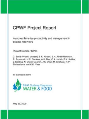 Improved fisheries productivity and management in tropical reservoirs