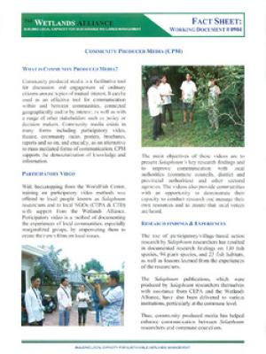 Community produced media (CPM)