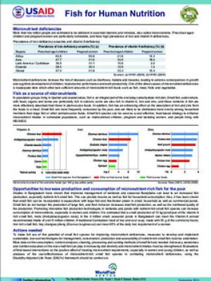 Fish for human nutrition [in English and Bengali]