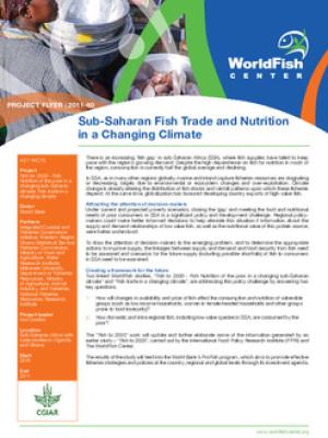 Sub-Saharan fish trade and nutrition in a changing climate