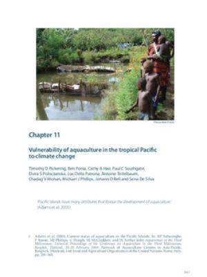 Vulnerability of aquaculture in the tropical Pacific to climate change