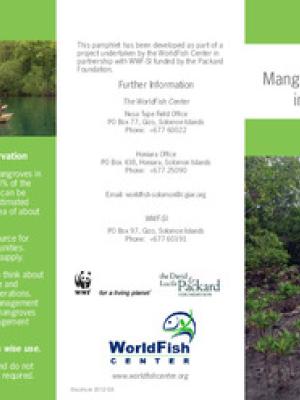 A guide to mangrove rehabilitation in Solomon Islands